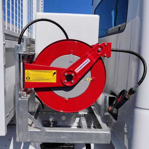 Vue de l'enrouleur haute pression automatique